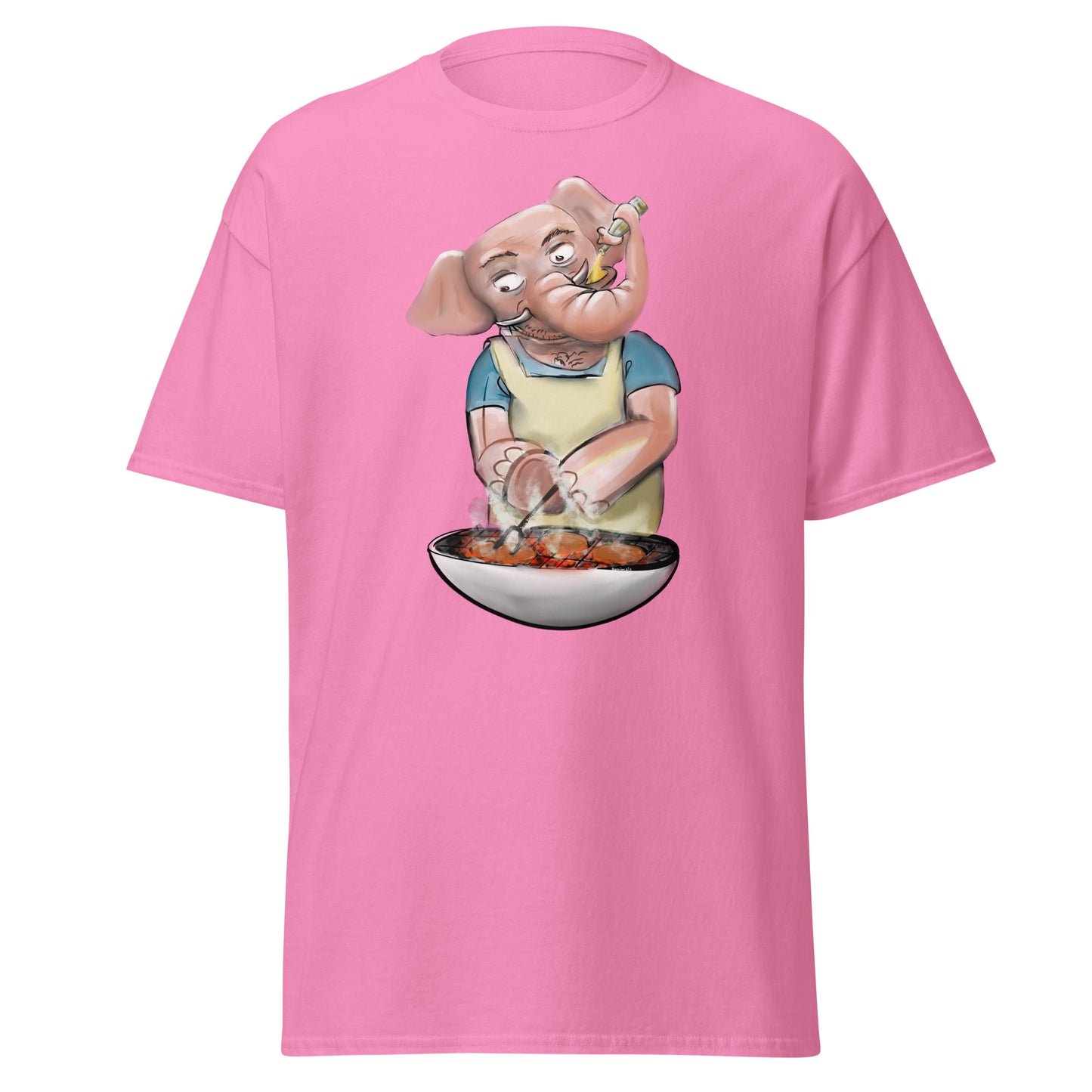 Men's classic Elephant barbecue  tee